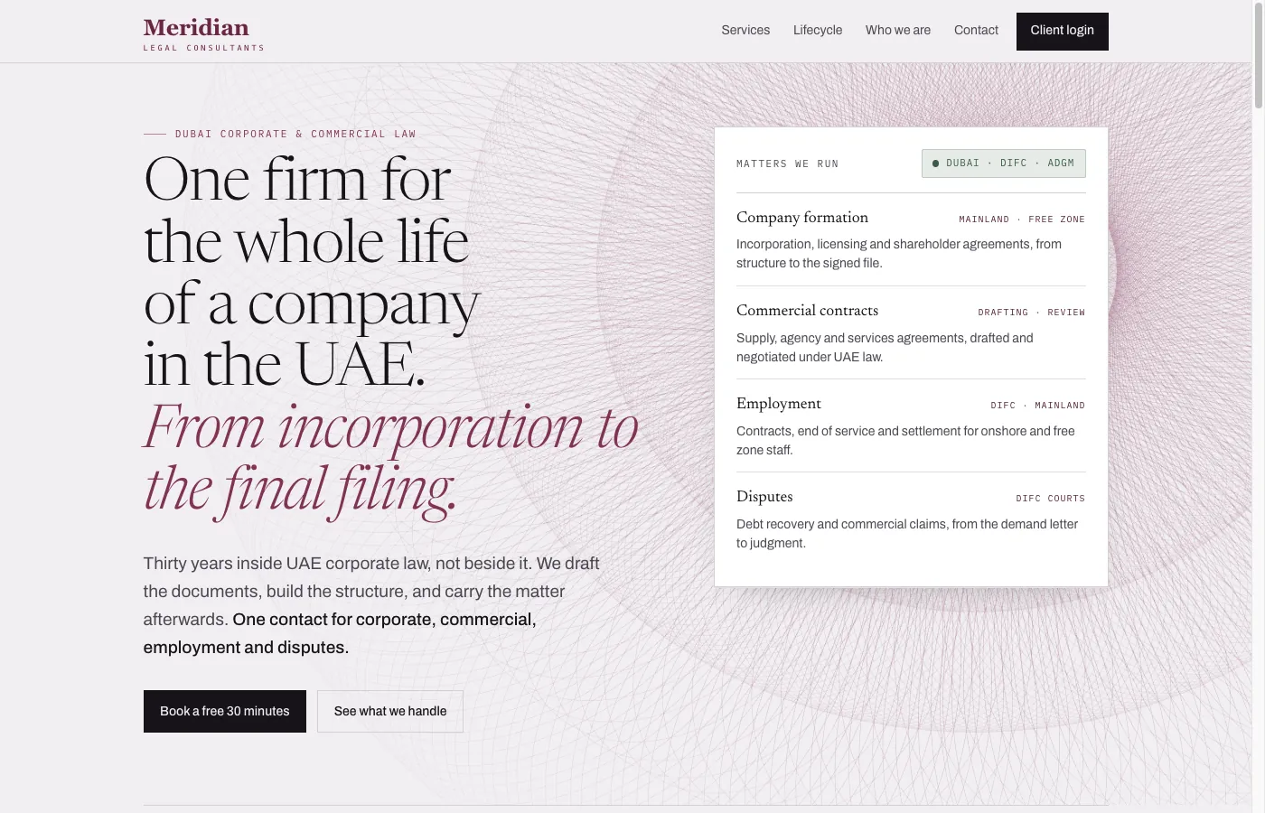 Legal practice redesign, the sample build for law firms